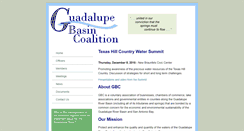 Desktop Screenshot of guadalupebasincoalition.org